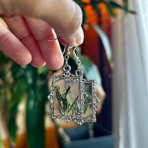 Rosemary Handmade Resin Earrings